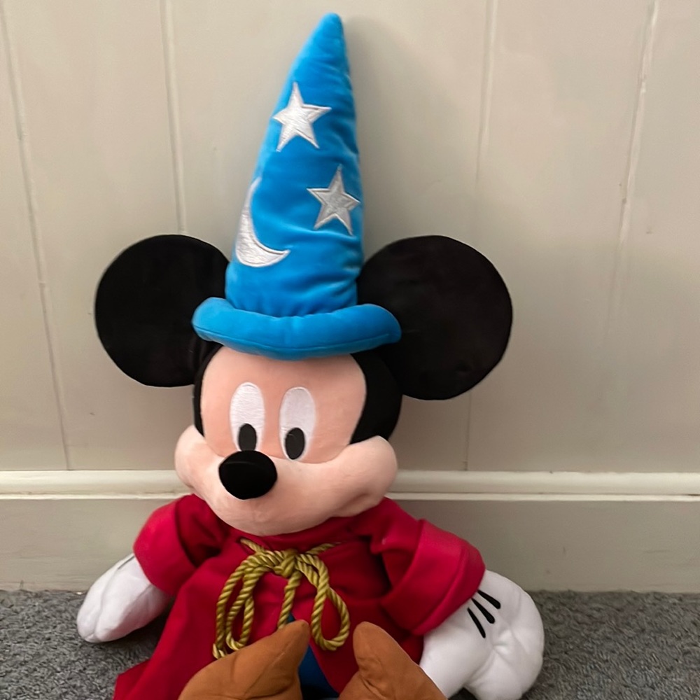 Mickey Sorcerer plush doll. Original authenticity.